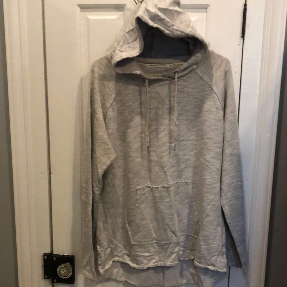 Calvin Klein Performance light gray hoodie